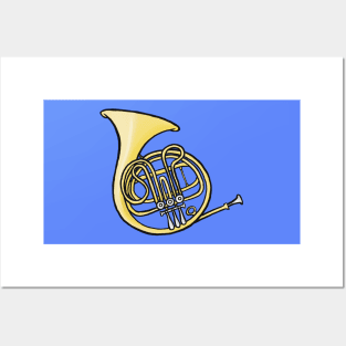 French horn Posters and Art